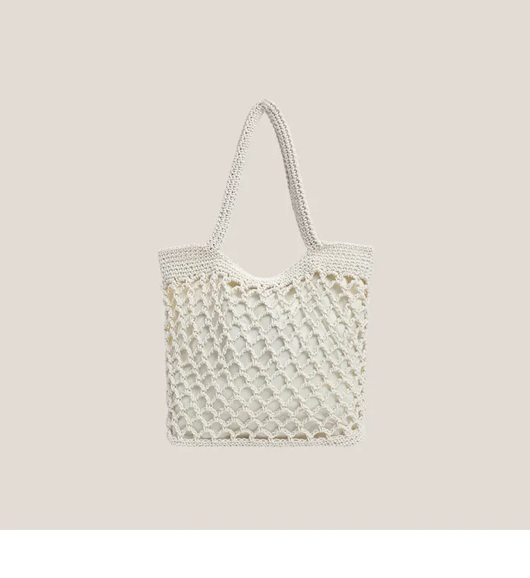 Straw Woven Tote Bag