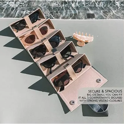 Sunglasses Organizer 5 Slot EyeGlasses Storage