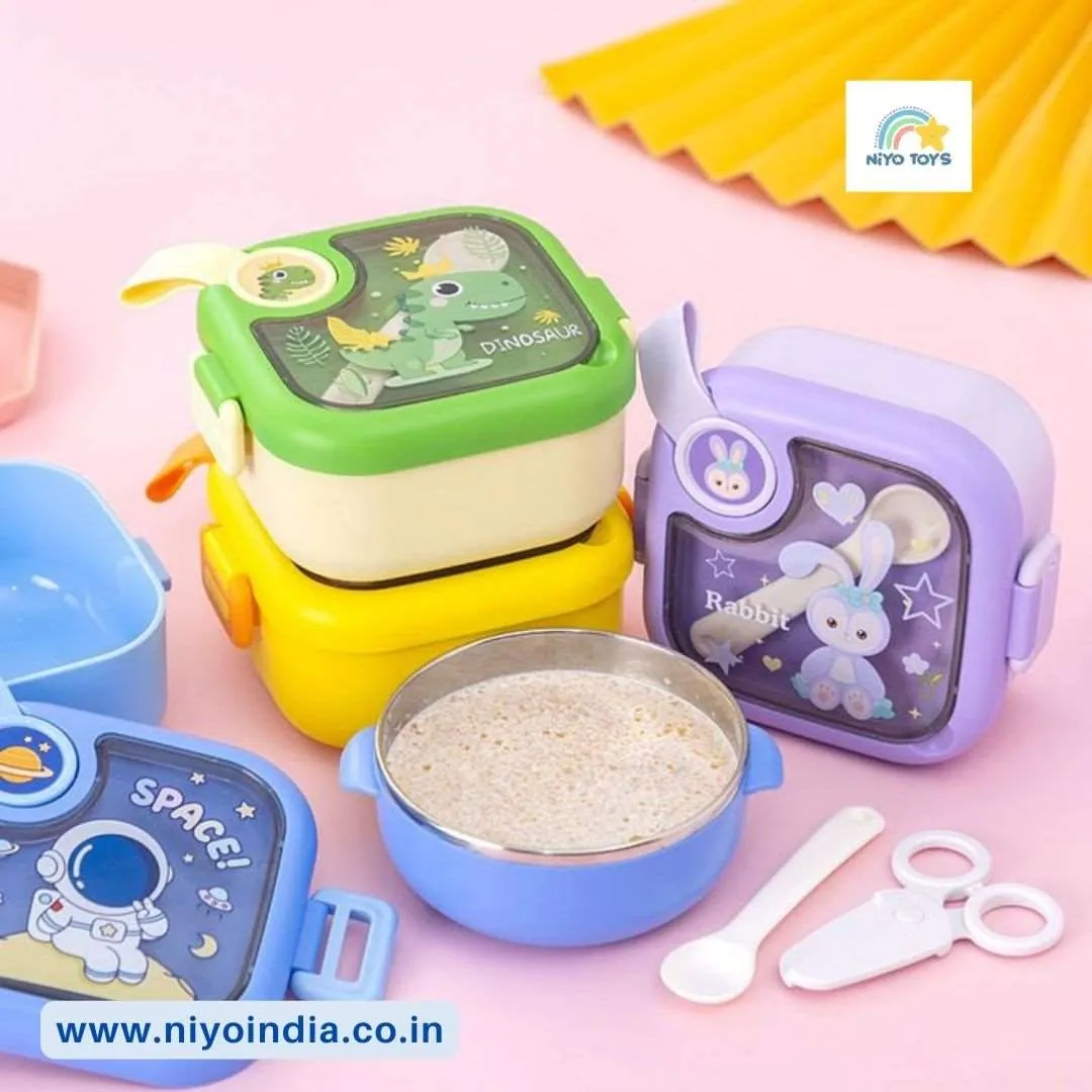 Teeny Tiny 750ml Lunch Box with Spoon & Scissor