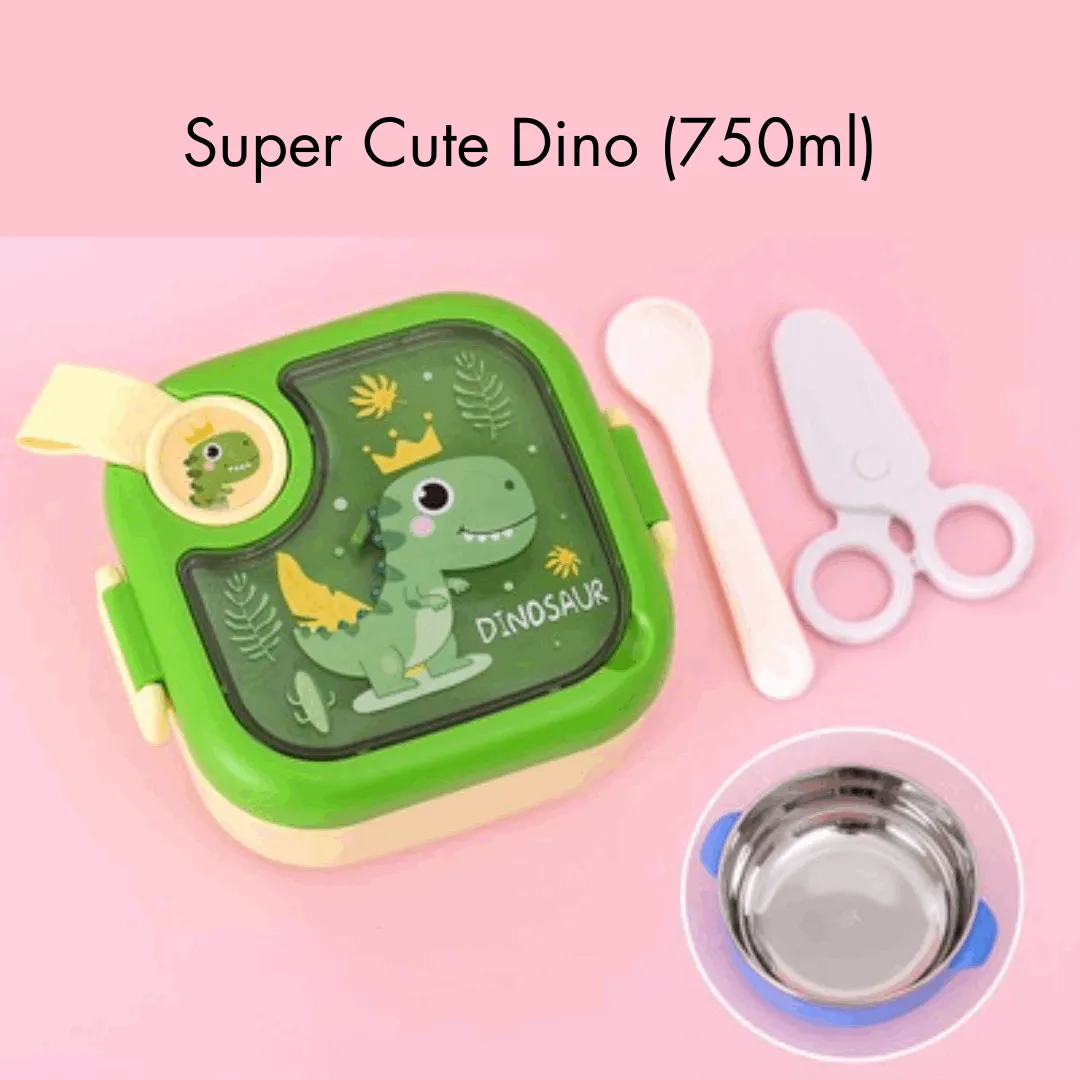 Teeny Tiny 750ml Lunch Box with Spoon & Scissor