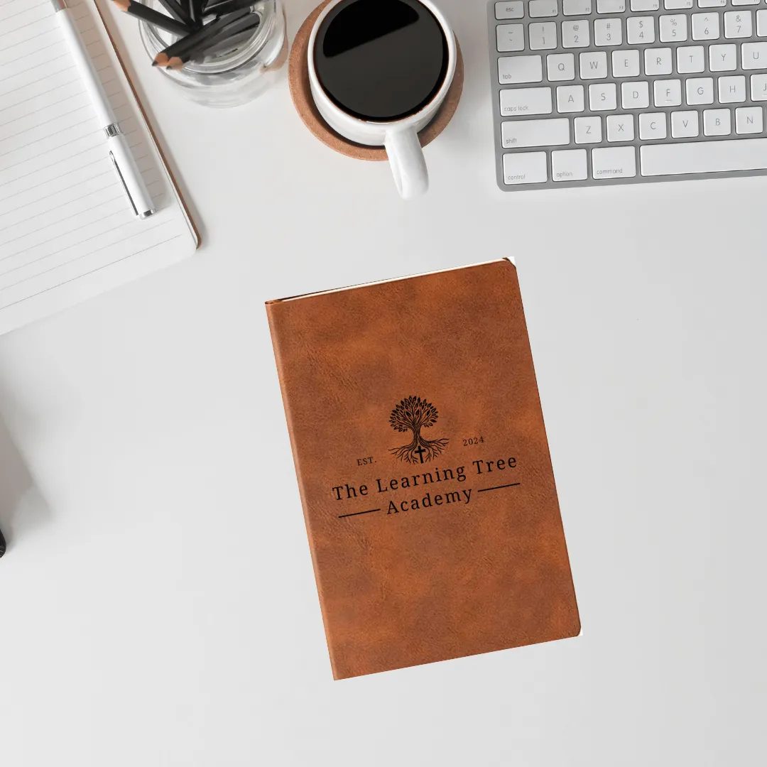 The Learning Tree Academy Leather Journal