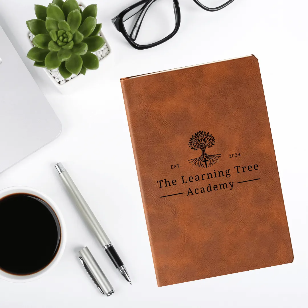 The Learning Tree Academy Leather Journal