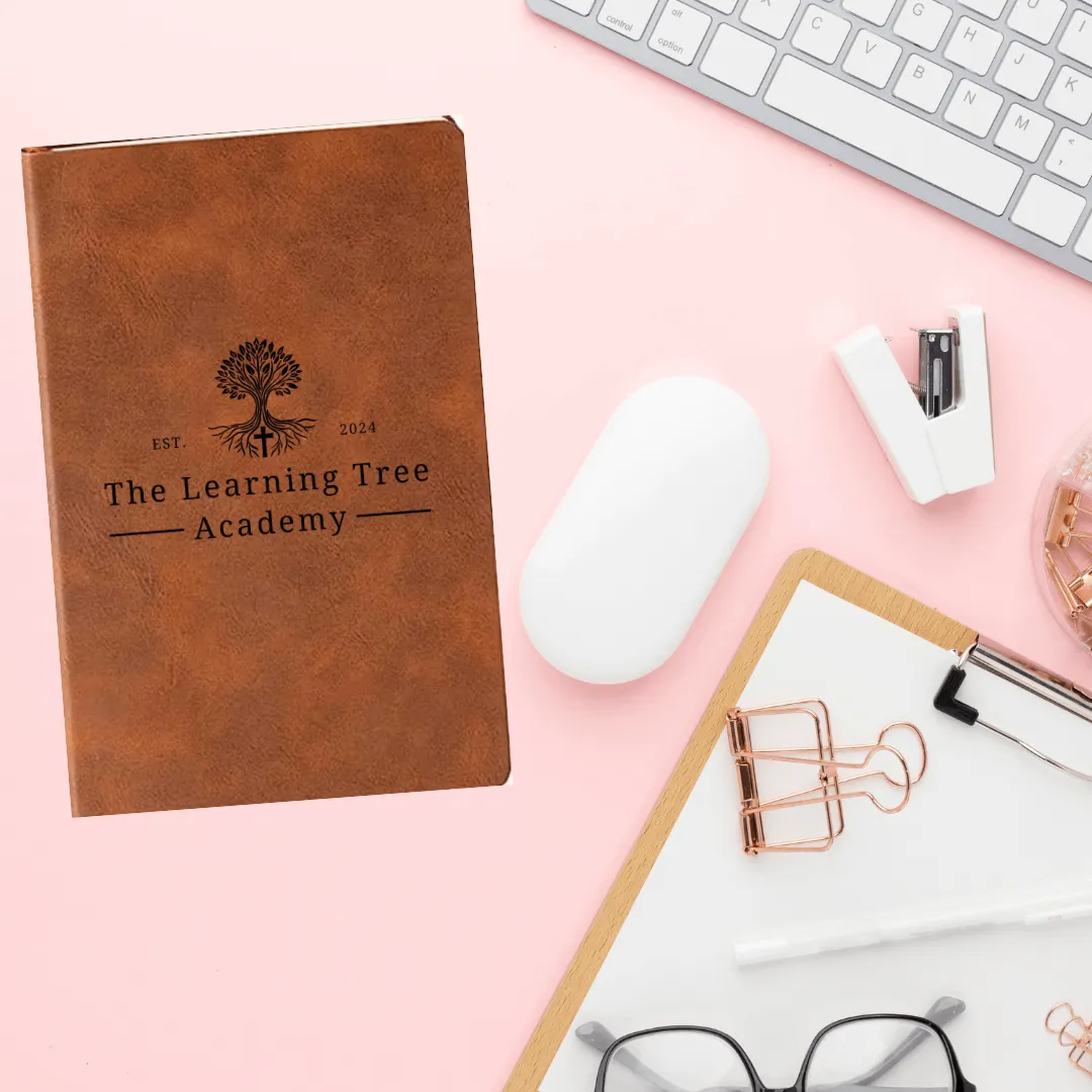 The Learning Tree Academy Leather Journal