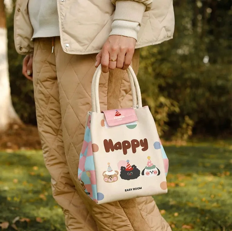 Thickened Insulated Lunch Box Tote Bag