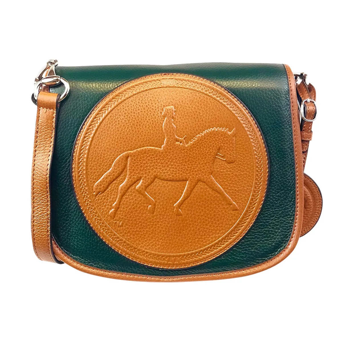 Tucker Tweed Equestrian Camden Crossbody Shoulder Bag