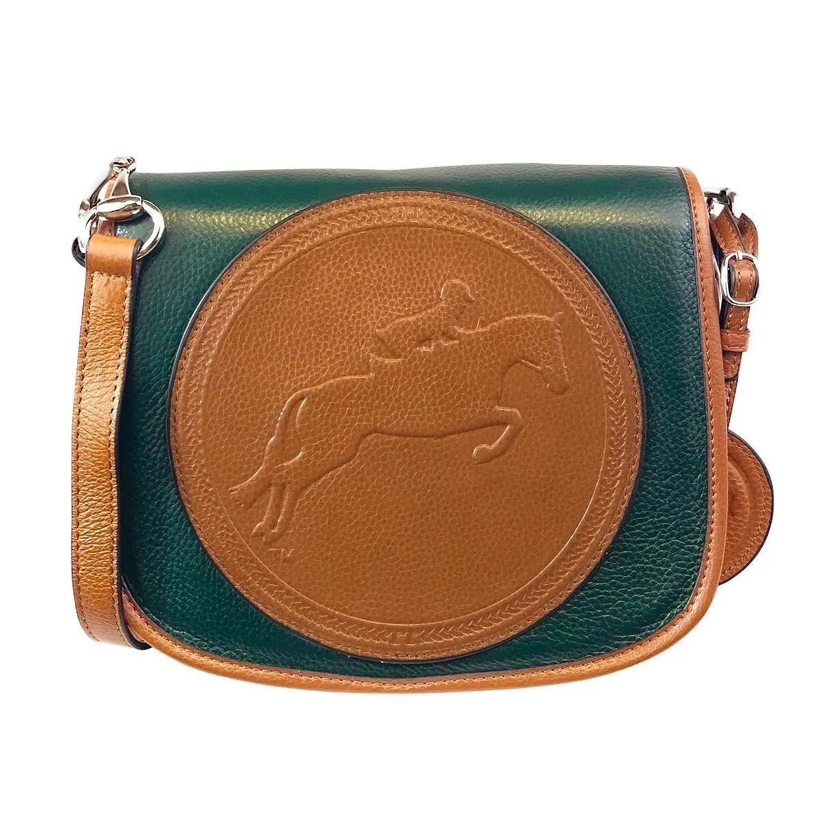 Tucker Tweed Equestrian Camden Crossbody Shoulder Bag