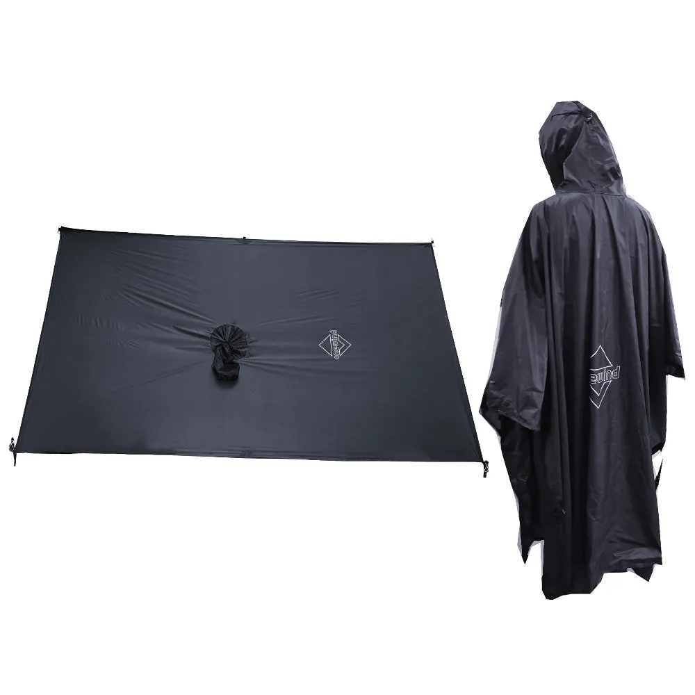 Ultralight Rain Poncho for Hiking and Camping