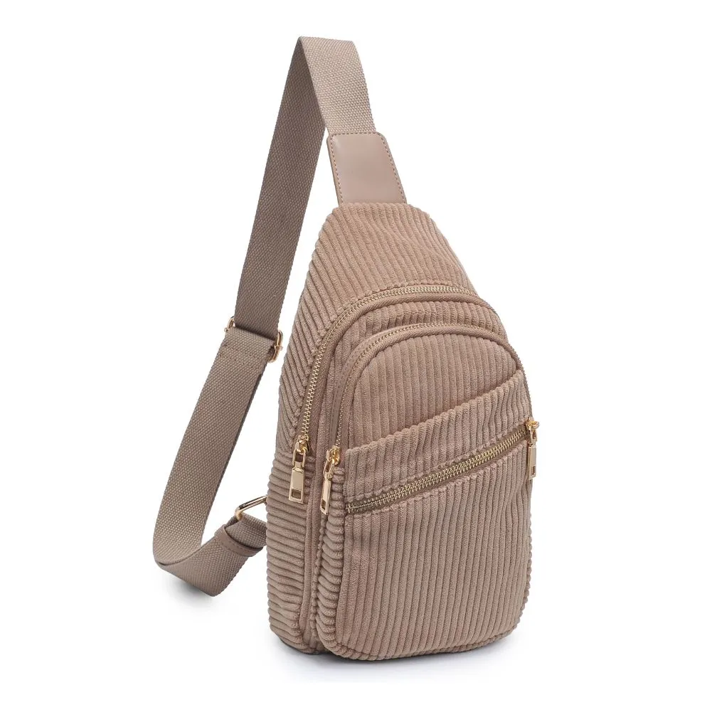 Zephyr - Corduroy Sling Backpack